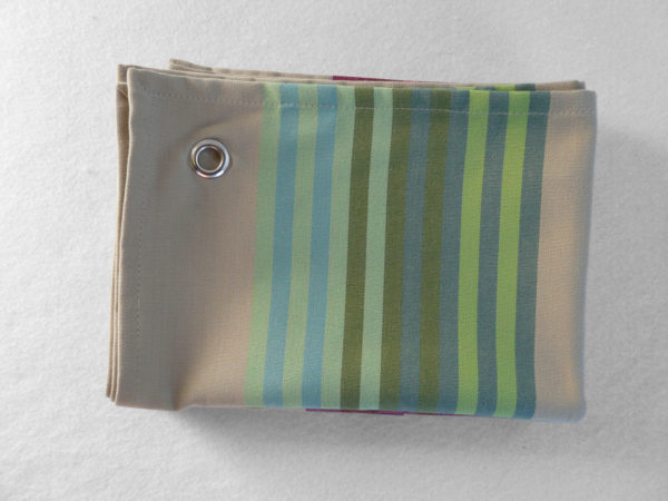 Torchon en coton vert jade AUTHENTIQUE