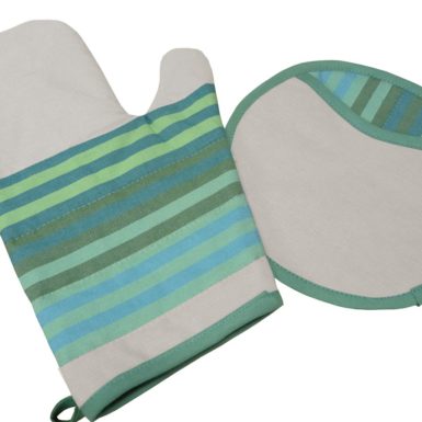 Gant four et/ou Manique de cuisine vert jade AUTHENTIQUE