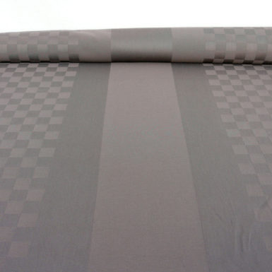 Tissu au mètre en coton gris ROQUEFIXADE
