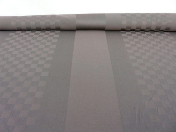 Tissu au mètre en coton gris ROQUEFIXADE