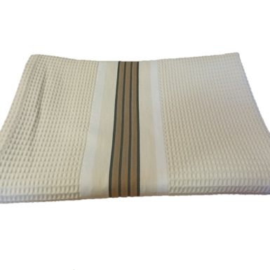 Drap de bain en coton naturel NID D'ABEILLE