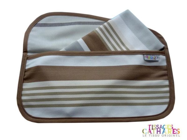 Pochette serviette caramel MIREPOIX – Image 2