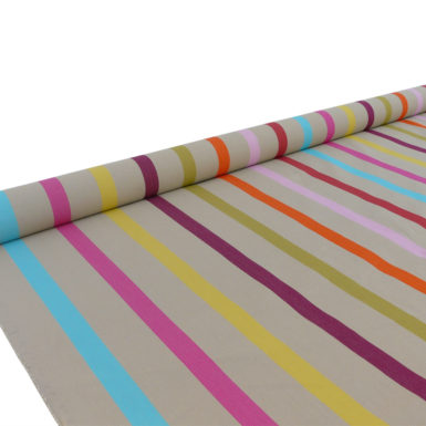 Tissu au mètre en coton sable TUTTI FRUTTI