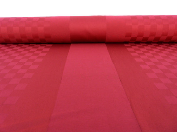 Tissu au mètre rouge ROQUEFIXADE