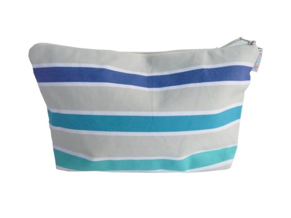 Chic trousse de toilette bleu TISSAGES CATHARES