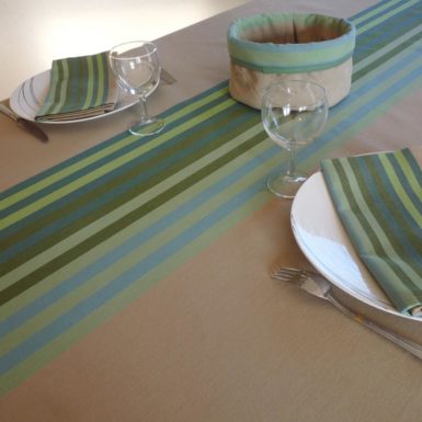 Nappe de table vert AUTHENTIQUE