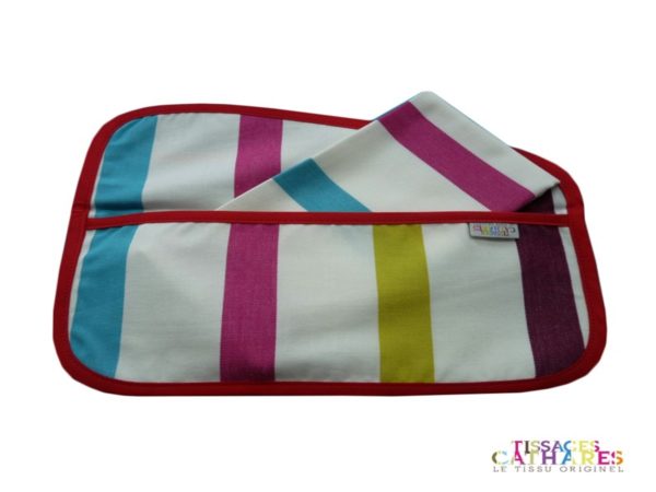 Pochette serviette blanche MONTSEGUR – Image 2