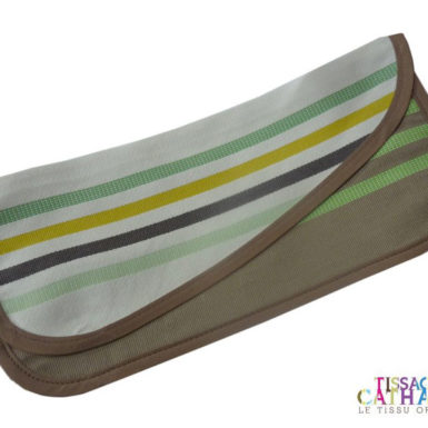 Pochette serviette vert CAMON