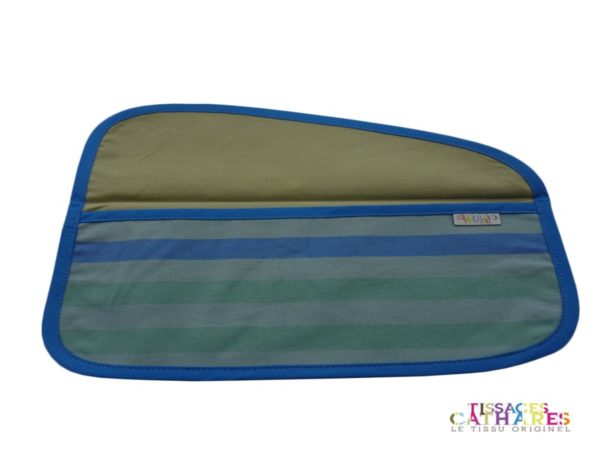 Pochette serviette bleu AUTHENTIQUE – Image 2