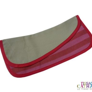 Pochette serviette carmin AUTHENTIQUE