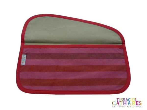 Pochette serviette carmin AUTHENTIQUE – Image 2