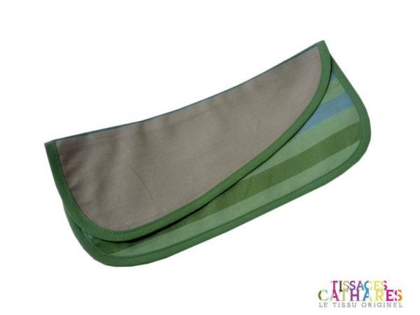 Pochette serviette jade AUTHENTIQUE