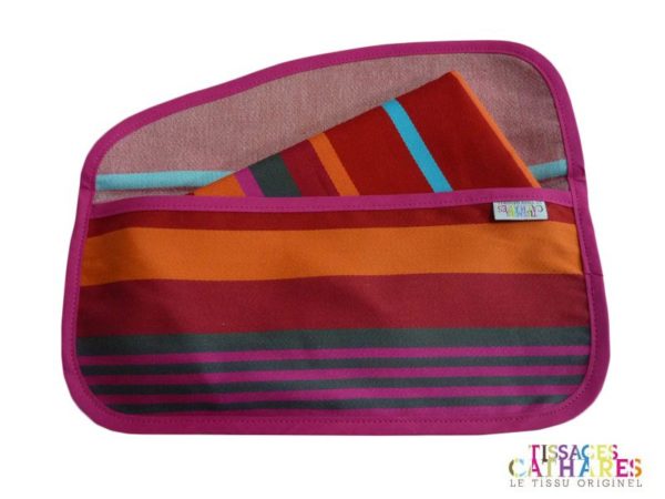 Pochette serviette rouge MIREPOIX – Image 2