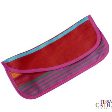 Pochette serviette rouge MIREPOIX
