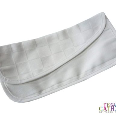 Pochette serviette blanche ROQUEFIXADE