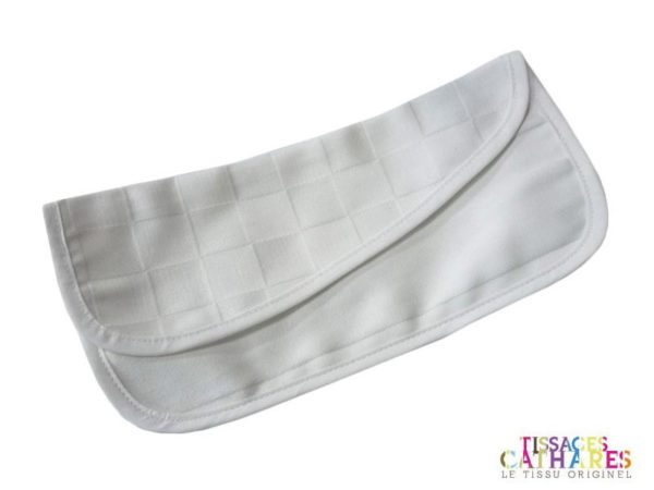 Pochette serviette blanche ROQUEFIXADE