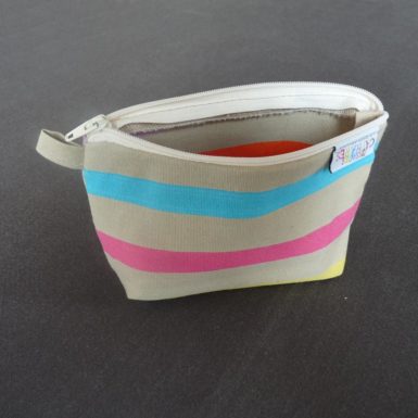 Porte-monnaie Tissu beige TUTTI FRUTTI