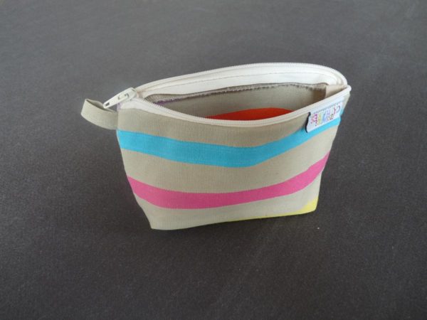 Porte-monnaie Tissu beige TUTTI FRUTTI