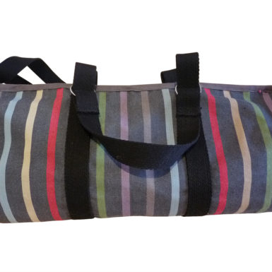 Sac de sport en toile gris TUTTI FRUTTI