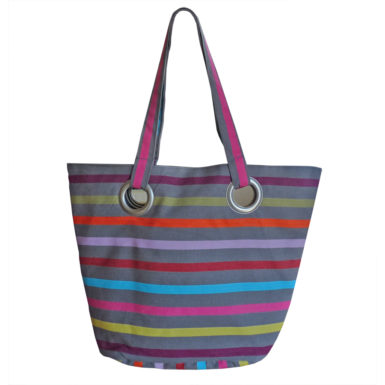 Sac shopping gris TUTTI FRUTTI