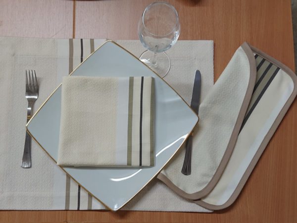 Serviette de table naturel PUIVERT