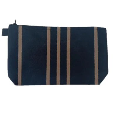 Trousse de toilette anthracite doré