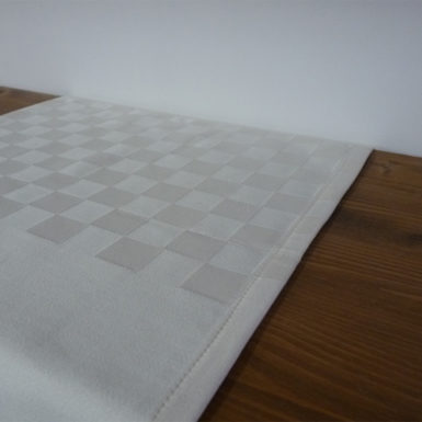 Chemin de table naturel en coton ROQUEFIXADE