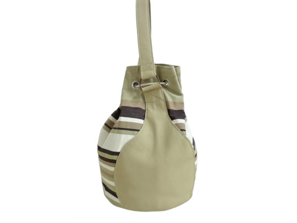 Sac bourse beige naturel TISSAGES CATHARES