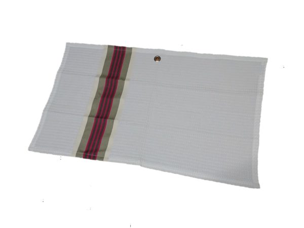 Serviette invité blanche NID D'ABEILLE – Image 2