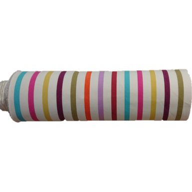 Toile transat au mètre blanc TUTTI FRUTTI
