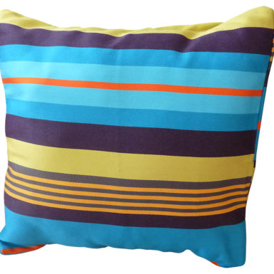 Coussin déhoussable bleu lagon MIREPOIX