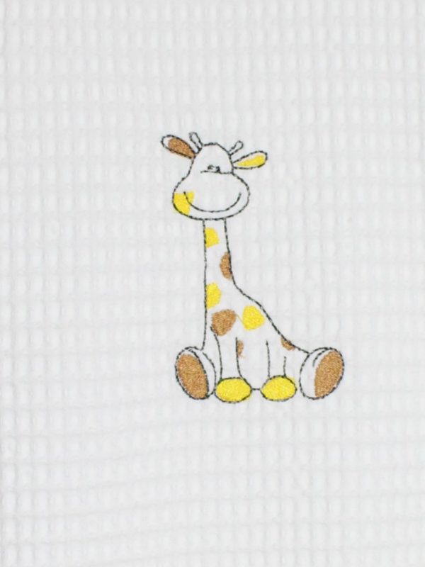 Gigoteuse sans manches en nid d'abeille Girafe – Image 2