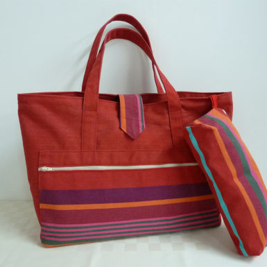 Sac fourre tout rouge MIREPOIX