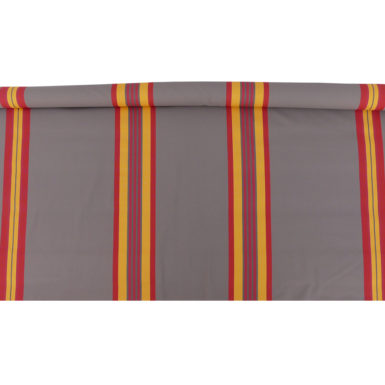 Tissu au mètre en coton damassé rouge PUIVERT