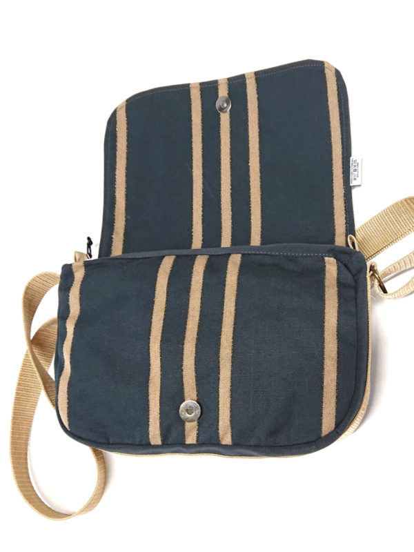 Sac à bandoulière ANTHRACITE DORE – Image 2