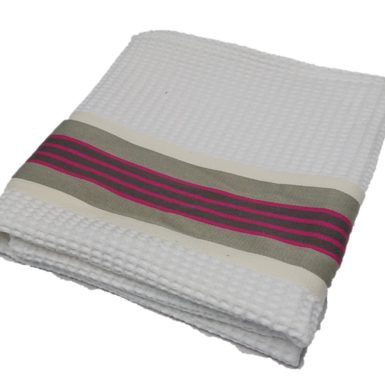 serviette-bain-blanc-nid-abeille
