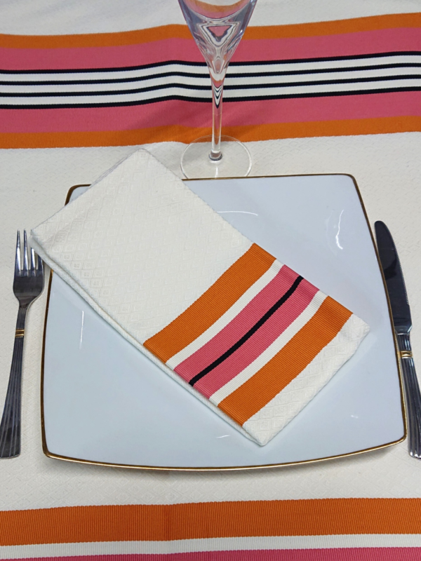 Serviette de table mangue PUIVERT – Image 2