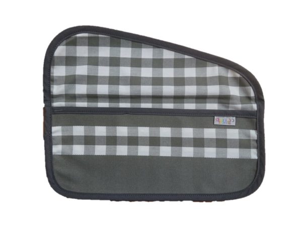 Pochette serviette grise GUINGUETTE – Image 2