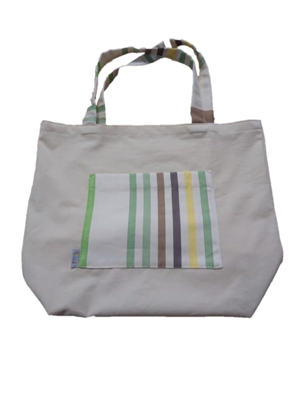 Sac de courses réutilisable en tissu TISSAGES CATHARES – Image 4