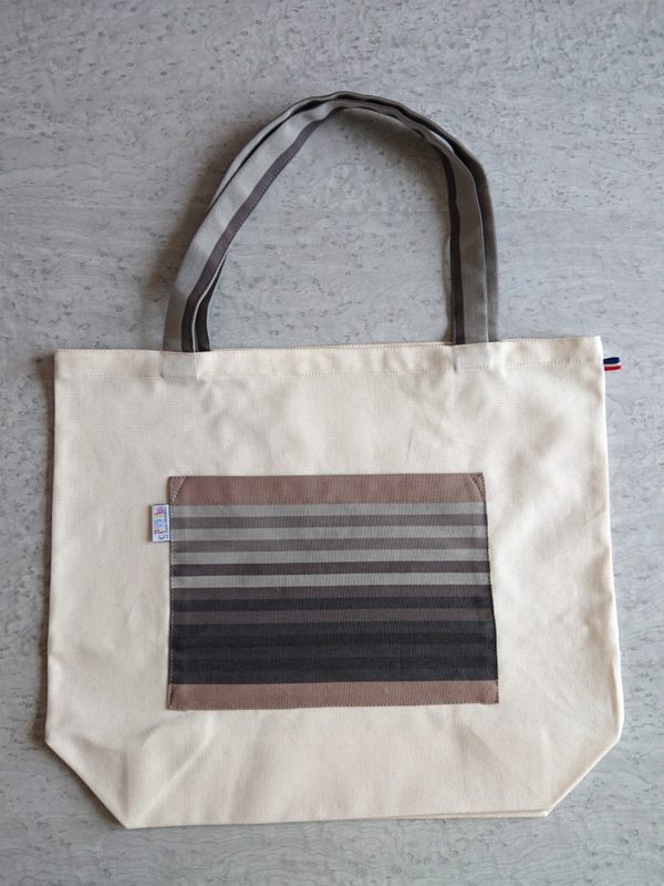 Sac de courses réutilisable en tissu TISSAGES CATHARES – Image 6