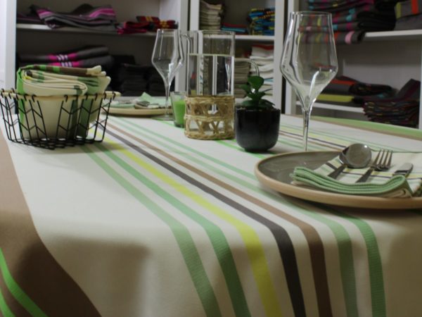 Nappe de table pistache CAMON – Image 2