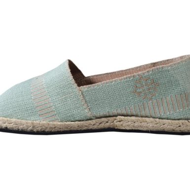 Espadrille menthe Made in France