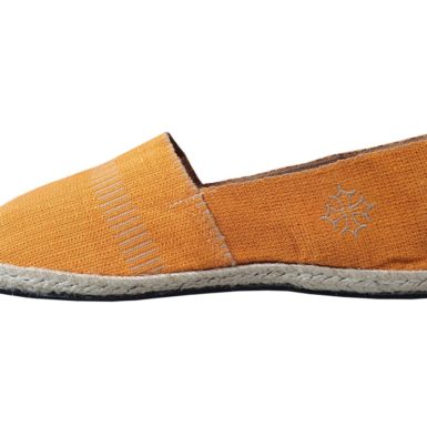 Espadrille orange Made in France