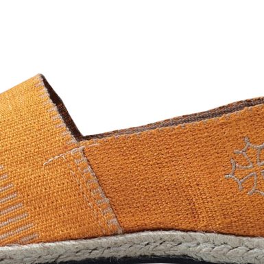 Espadrille orange Made in France