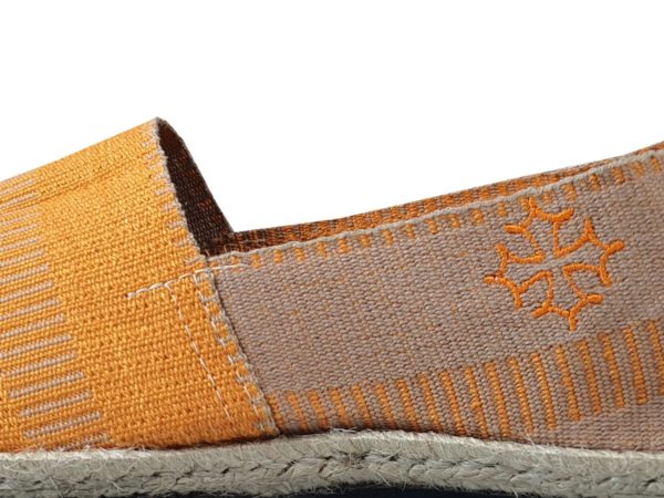 Lespadril orange & marron – Image 2