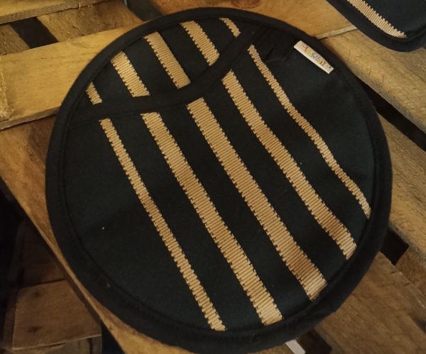 Gant de cuisine et/ou Manique anthracite doré QUERIBUS