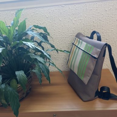 Sac à dos en matières recyclées CAMON vert