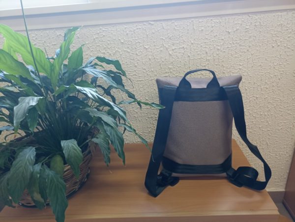 Sac à dos en matières recyclées CAMON vert – Image 3