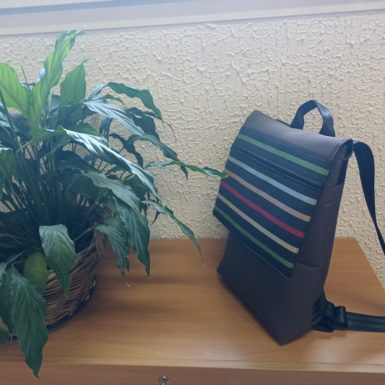 Sac à dos en matières recyclées MONTSEGUR noir