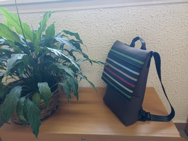 Sac à dos en matières recyclées MONTSEGUR noir